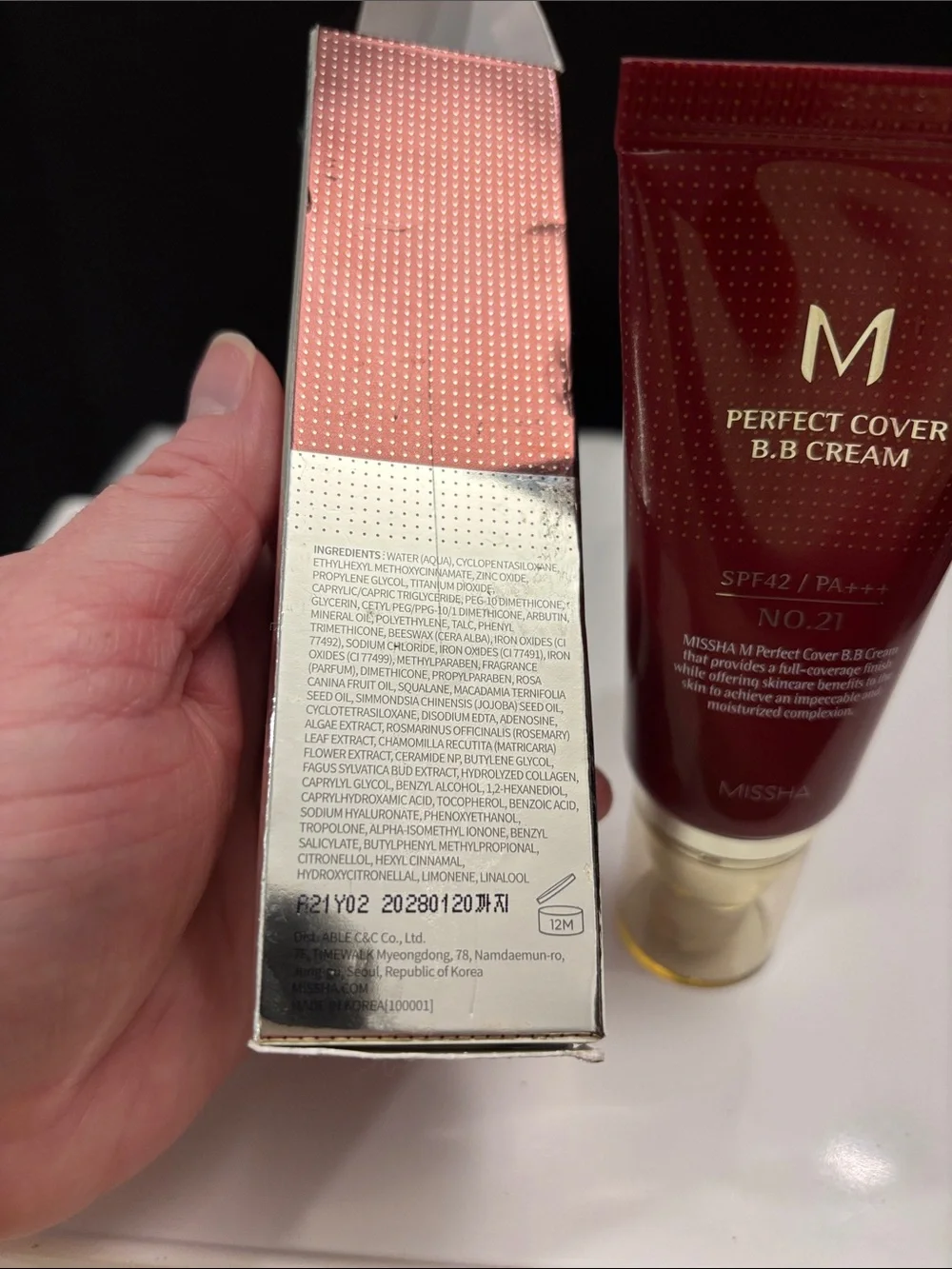 M Perfect Cover B.B Cream No.21
